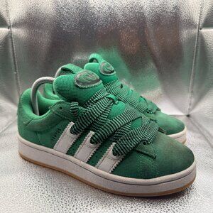 Size 7 Adidas Campus 00s Surf Green Womens Classic Logo Athletic Sneakers ID0279